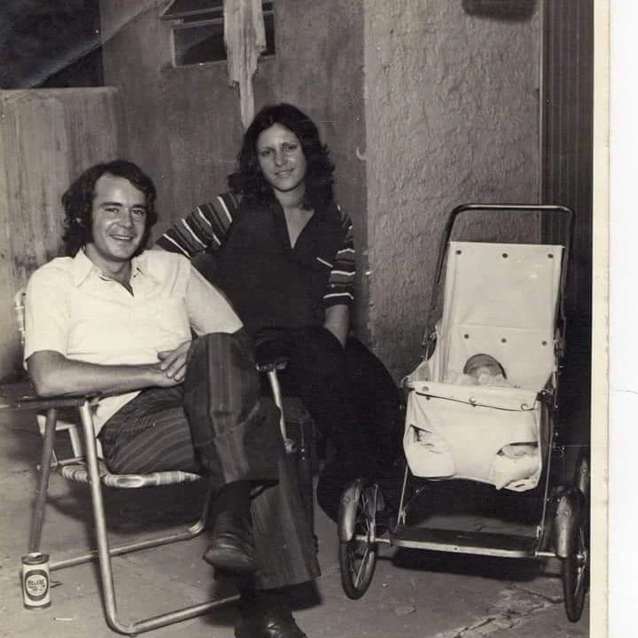 Vintage reference photo for custom family portrait tattoo design Boca Raton studio